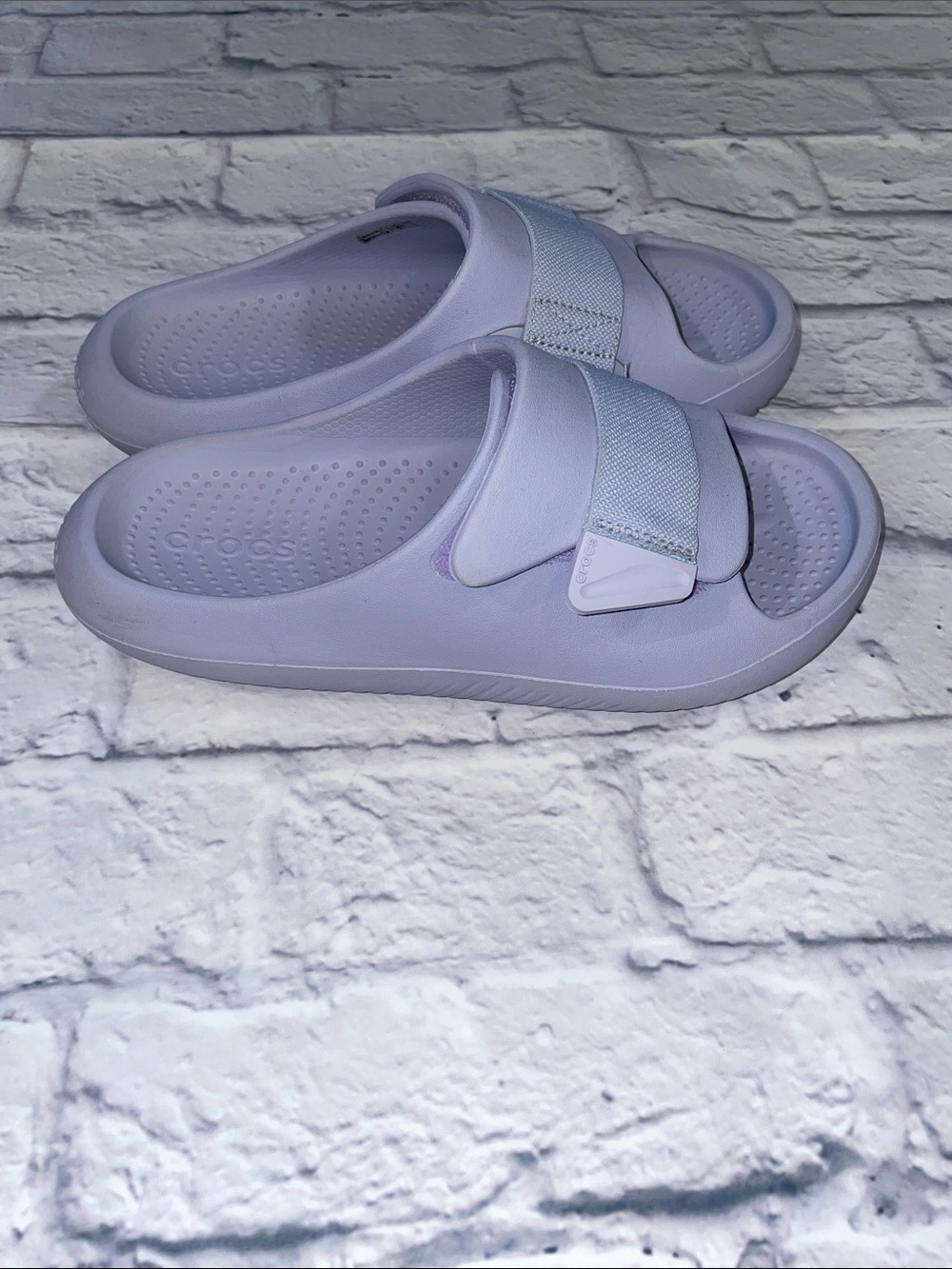 Crocs Mellow Luxe Recovery Slide. Lavender size 6